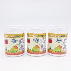 탑푸드(최상의식품) 동북제약 분말 비타민C 200g 3개 특허청 상표 등록